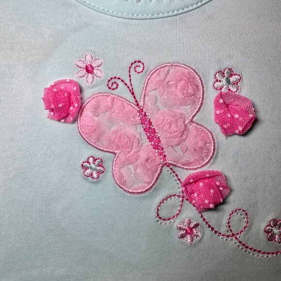 Little Me Butterfly Tulle Dress / Tutu Dress / size 6 months - Picture 2 of 7